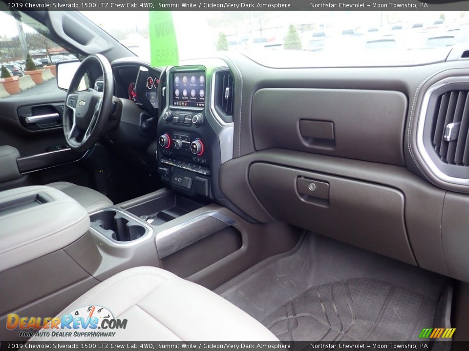 2019 Chevrolet Silverado 1500 LTZ Crew Cab 4WD Summit White / Gideon/Very Dark Atmosphere Photo #15