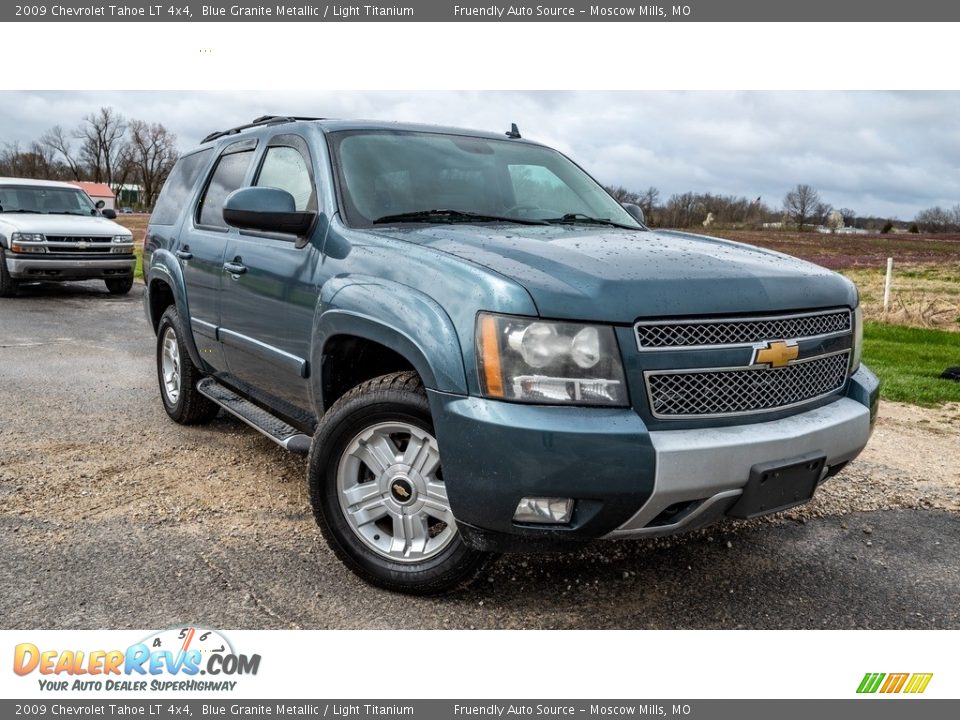 2009 Chevrolet Tahoe LT 4x4 Blue Granite Metallic / Light Titanium Photo #1