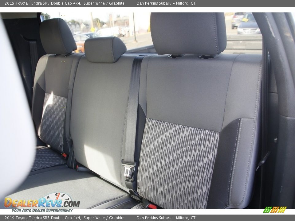 2019 Toyota Tundra SR5 Double Cab 4x4 Super White / Graphite Photo #12