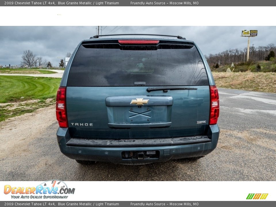 2009 Chevrolet Tahoe LT 4x4 Blue Granite Metallic / Light Titanium Photo #5