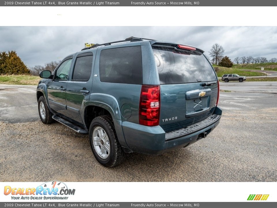 2009 Chevrolet Tahoe LT 4x4 Blue Granite Metallic / Light Titanium Photo #6