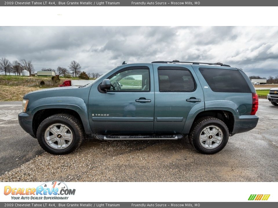 2009 Chevrolet Tahoe LT 4x4 Blue Granite Metallic / Light Titanium Photo #7