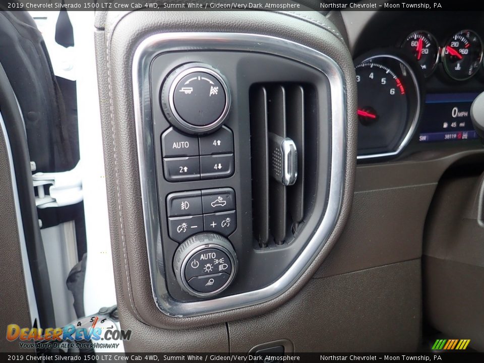 2019 Chevrolet Silverado 1500 LTZ Crew Cab 4WD Summit White / Gideon/Very Dark Atmosphere Photo #26