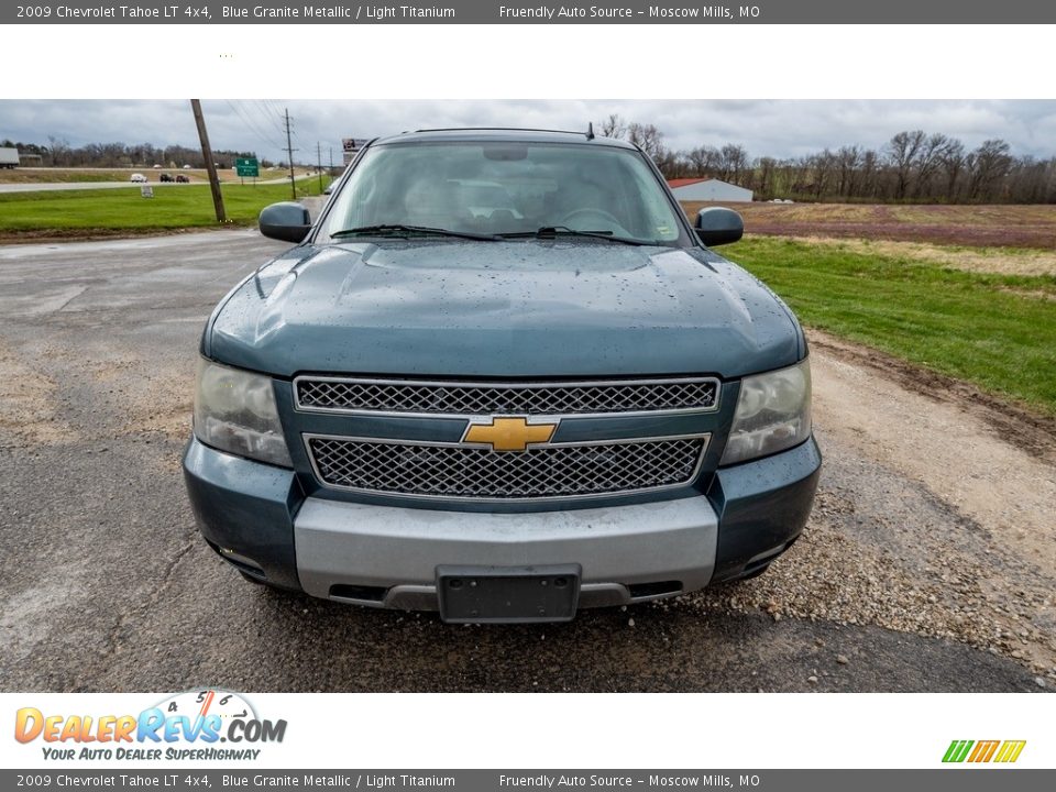 2009 Chevrolet Tahoe LT 4x4 Blue Granite Metallic / Light Titanium Photo #9