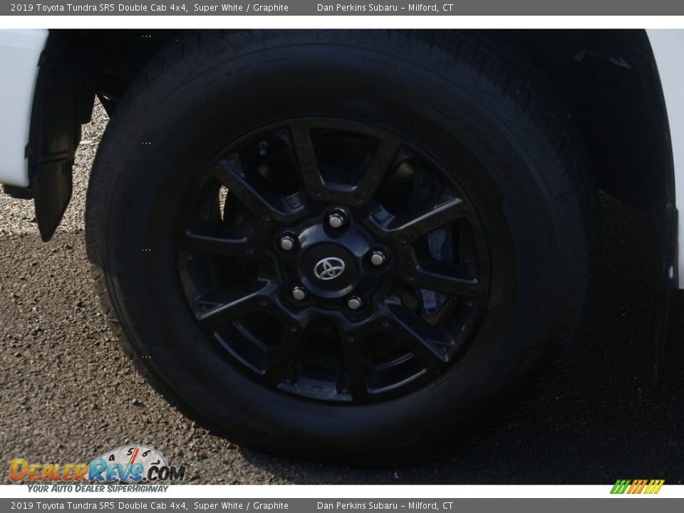 2019 Toyota Tundra SR5 Double Cab 4x4 Super White / Graphite Photo #21