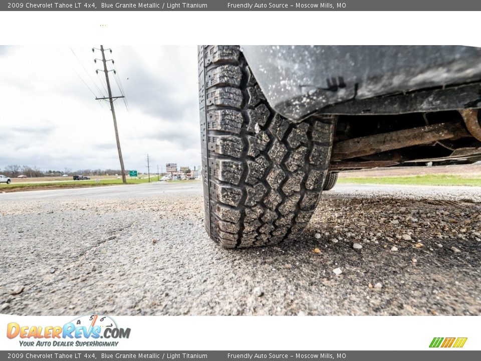 2009 Chevrolet Tahoe LT 4x4 Blue Granite Metallic / Light Titanium Photo #11