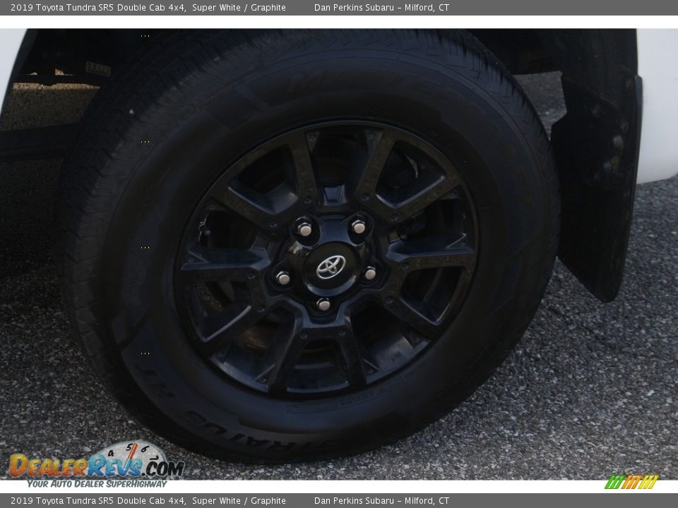 2019 Toyota Tundra SR5 Double Cab 4x4 Super White / Graphite Photo #23