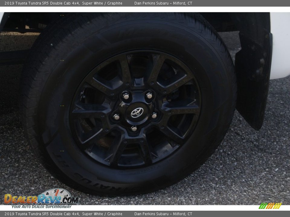 2019 Toyota Tundra SR5 Double Cab 4x4 Super White / Graphite Photo #24