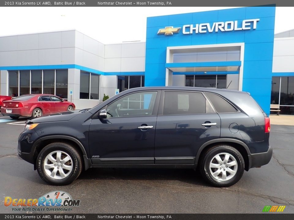 2013 Kia Sorento LX AWD Baltic Blue / Black Photo #3