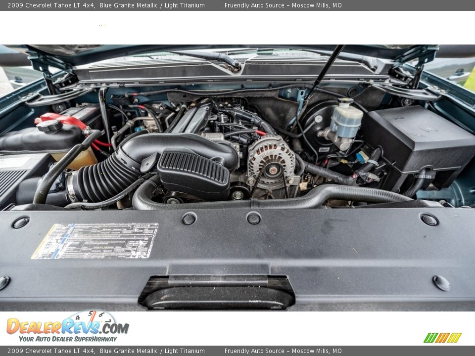 2009 Chevrolet Tahoe LT 4x4 Blue Granite Metallic / Light Titanium Photo #16