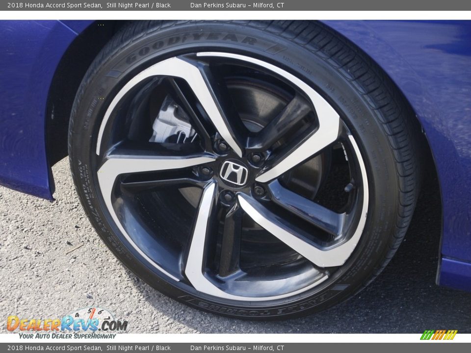 2018 Honda Accord Sport Sedan Still Night Pearl / Black Photo #22