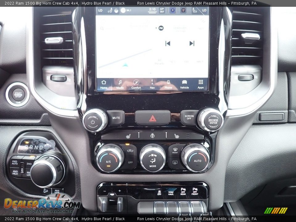 2022 Ram 1500 Big Horn Crew Cab 4x4 Hydro Blue Pearl / Black Photo #20