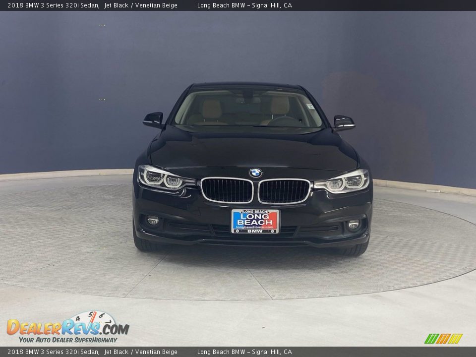 2018 BMW 3 Series 320i Sedan Jet Black / Venetian Beige Photo #2