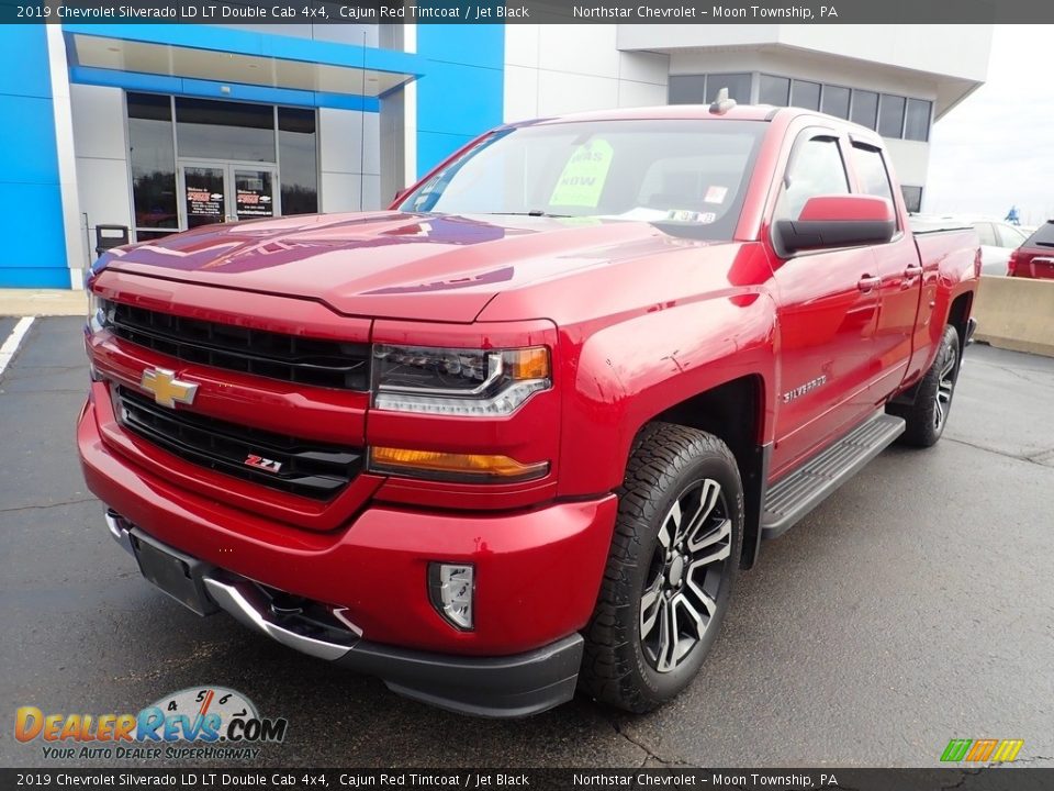 2019 Chevrolet Silverado LD LT Double Cab 4x4 Cajun Red Tintcoat / Jet Black Photo #2