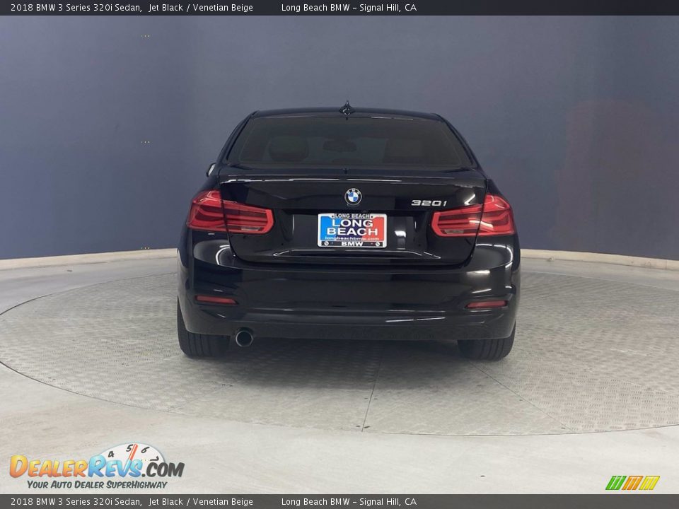 2018 BMW 3 Series 320i Sedan Jet Black / Venetian Beige Photo #4