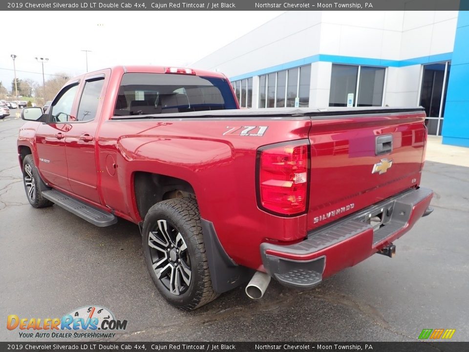 2019 Chevrolet Silverado LD LT Double Cab 4x4 Cajun Red Tintcoat / Jet Black Photo #4