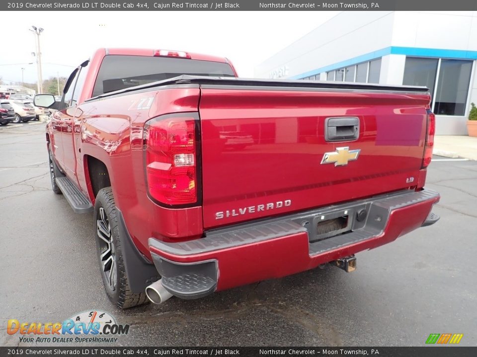 2019 Chevrolet Silverado LD LT Double Cab 4x4 Cajun Red Tintcoat / Jet Black Photo #5