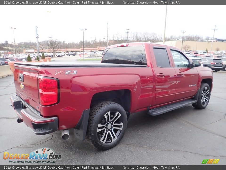 2019 Chevrolet Silverado LD LT Double Cab 4x4 Cajun Red Tintcoat / Jet Black Photo #8