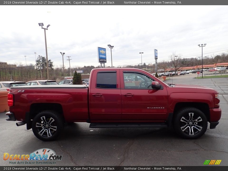 2019 Chevrolet Silverado LD LT Double Cab 4x4 Cajun Red Tintcoat / Jet Black Photo #9