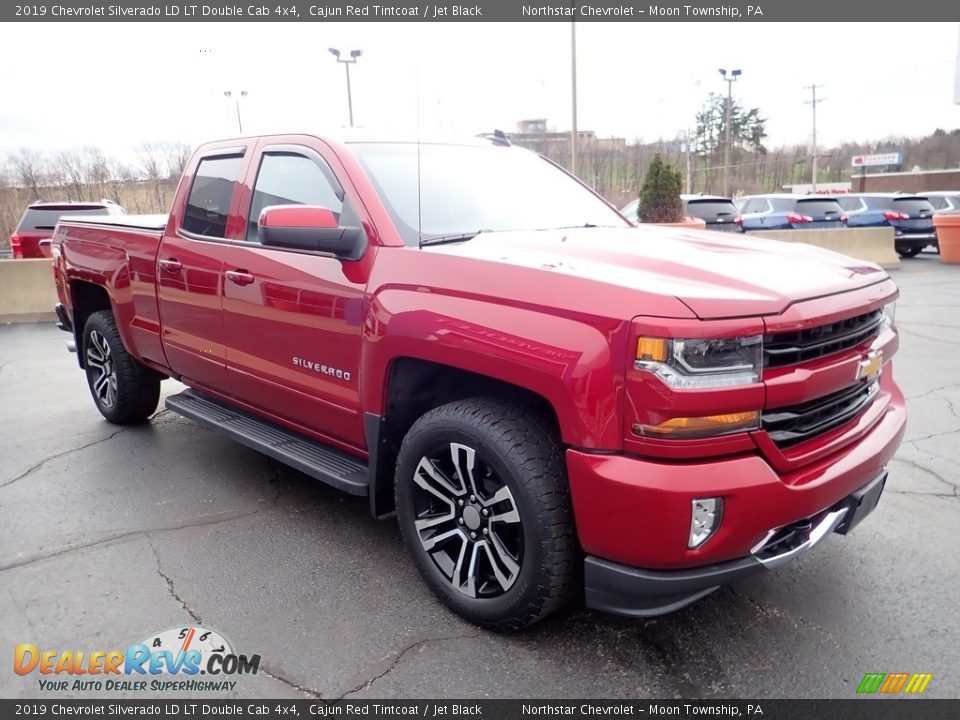 2019 Chevrolet Silverado LD LT Double Cab 4x4 Cajun Red Tintcoat / Jet Black Photo #10