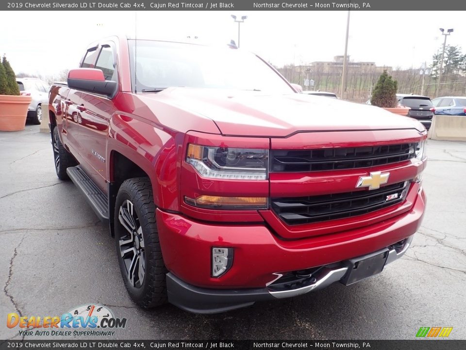 2019 Chevrolet Silverado LD LT Double Cab 4x4 Cajun Red Tintcoat / Jet Black Photo #11