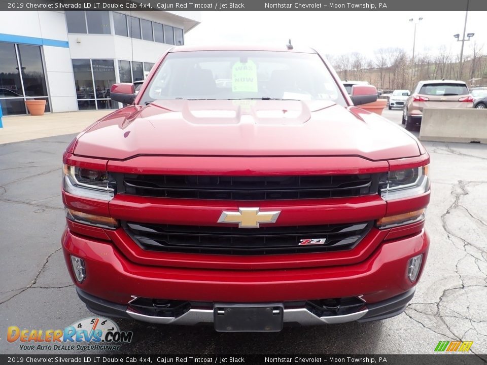 2019 Chevrolet Silverado LD LT Double Cab 4x4 Cajun Red Tintcoat / Jet Black Photo #12