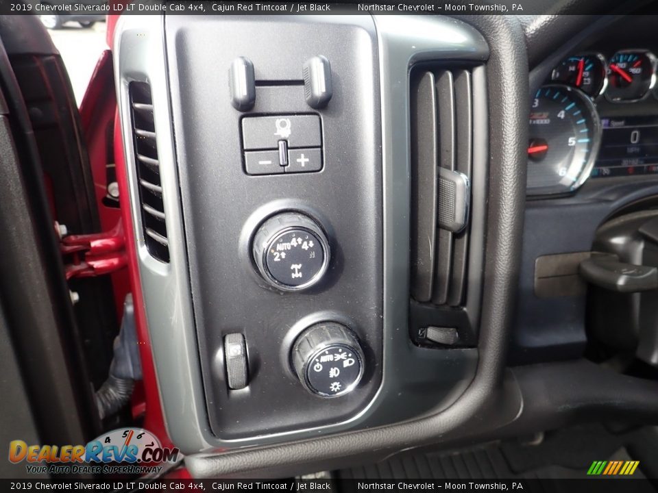 2019 Chevrolet Silverado LD LT Double Cab 4x4 Cajun Red Tintcoat / Jet Black Photo #25