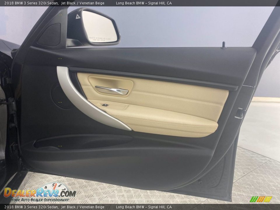 2018 BMW 3 Series 320i Sedan Jet Black / Venetian Beige Photo #31