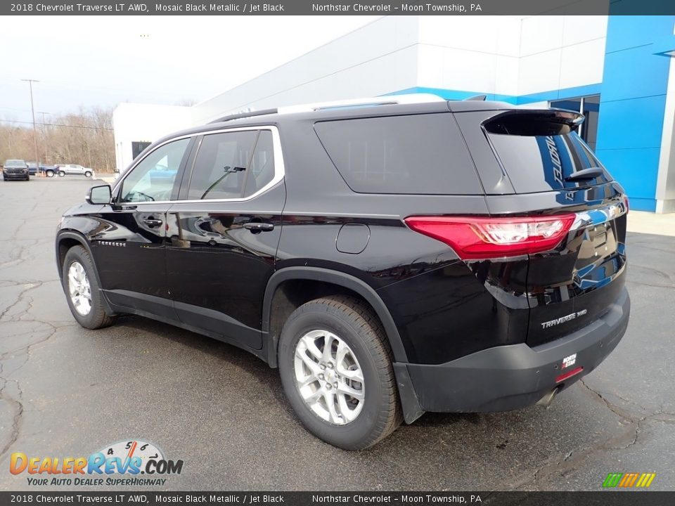 2018 Chevrolet Traverse LT AWD Mosaic Black Metallic / Jet Black Photo #4