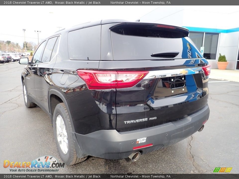 2018 Chevrolet Traverse LT AWD Mosaic Black Metallic / Jet Black Photo #5