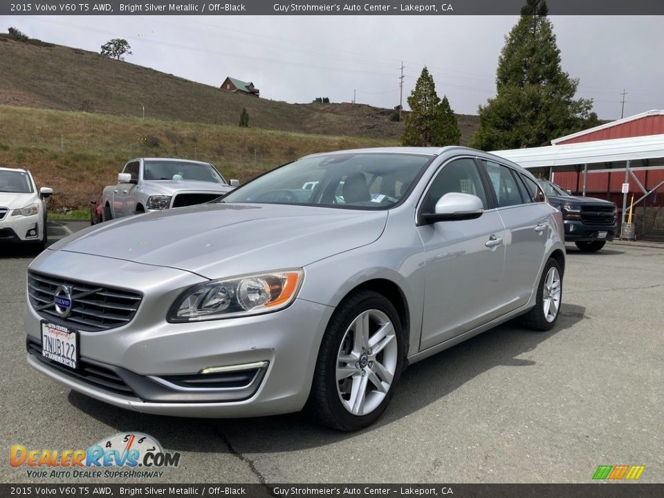 Bright Silver Metallic 2015 Volvo V60 T5 AWD Photo #3