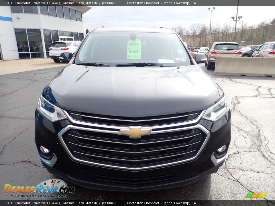 2018 Chevrolet Traverse LT AWD Mosaic Black Metallic / Jet Black Photo #13