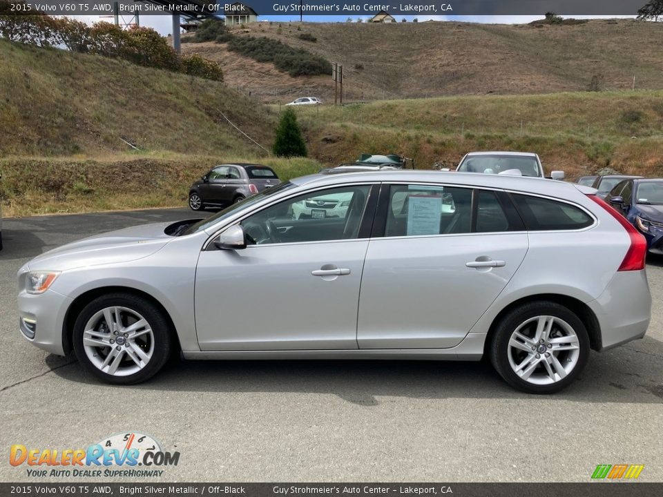 Bright Silver Metallic 2015 Volvo V60 T5 AWD Photo #4