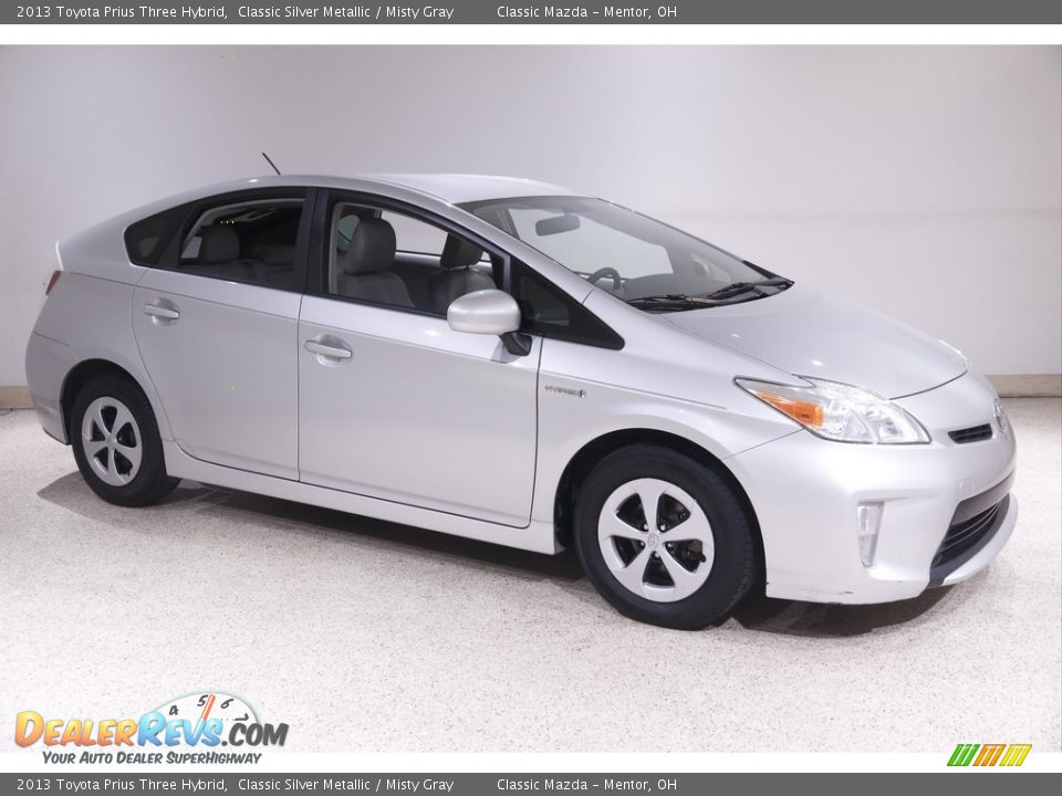 2013 Toyota Prius Three Hybrid Classic Silver Metallic / Misty Gray Photo #1