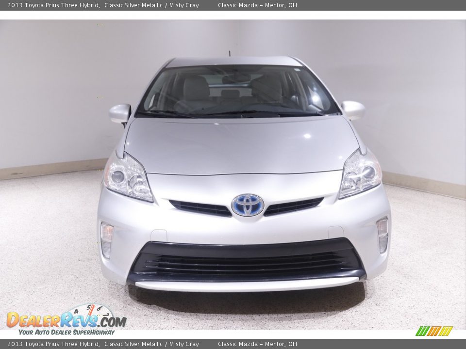 2013 Toyota Prius Three Hybrid Classic Silver Metallic / Misty Gray Photo #2