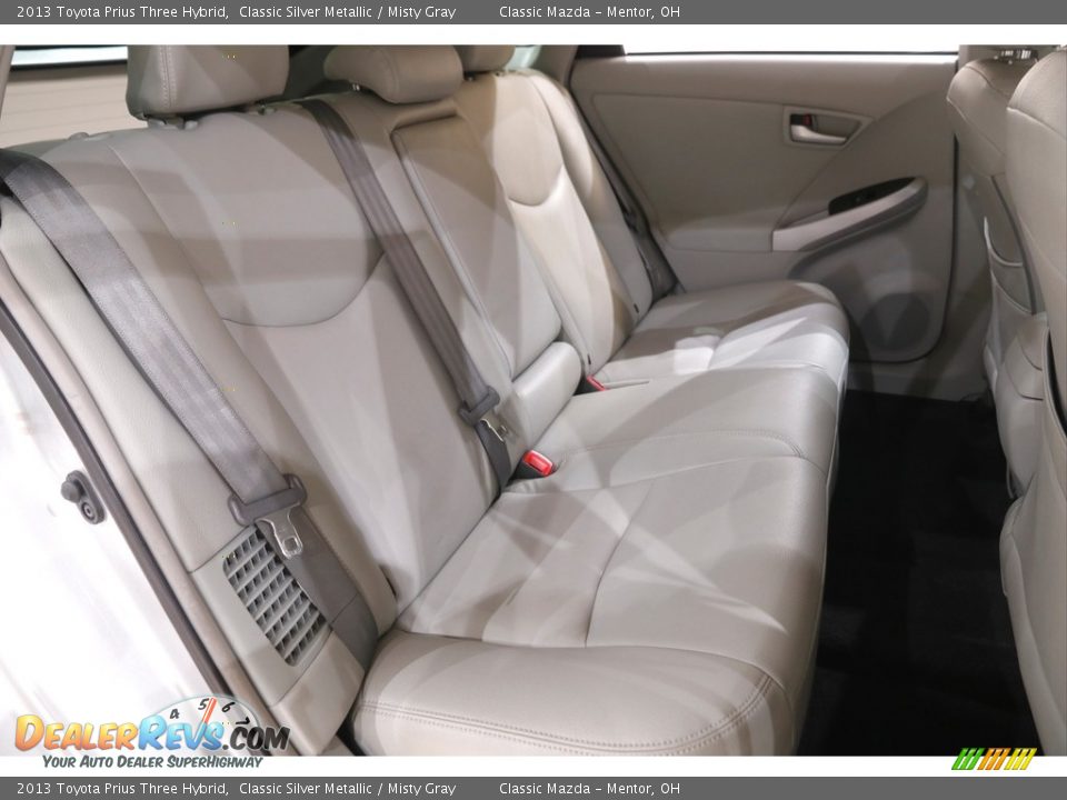 2013 Toyota Prius Three Hybrid Classic Silver Metallic / Misty Gray Photo #15
