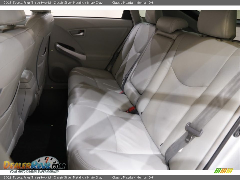 2013 Toyota Prius Three Hybrid Classic Silver Metallic / Misty Gray Photo #16