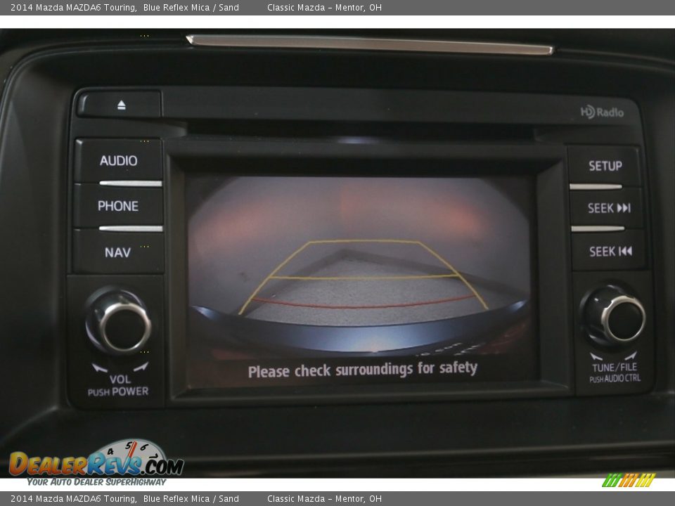 2014 Mazda MAZDA6 Touring Blue Reflex Mica / Sand Photo #12