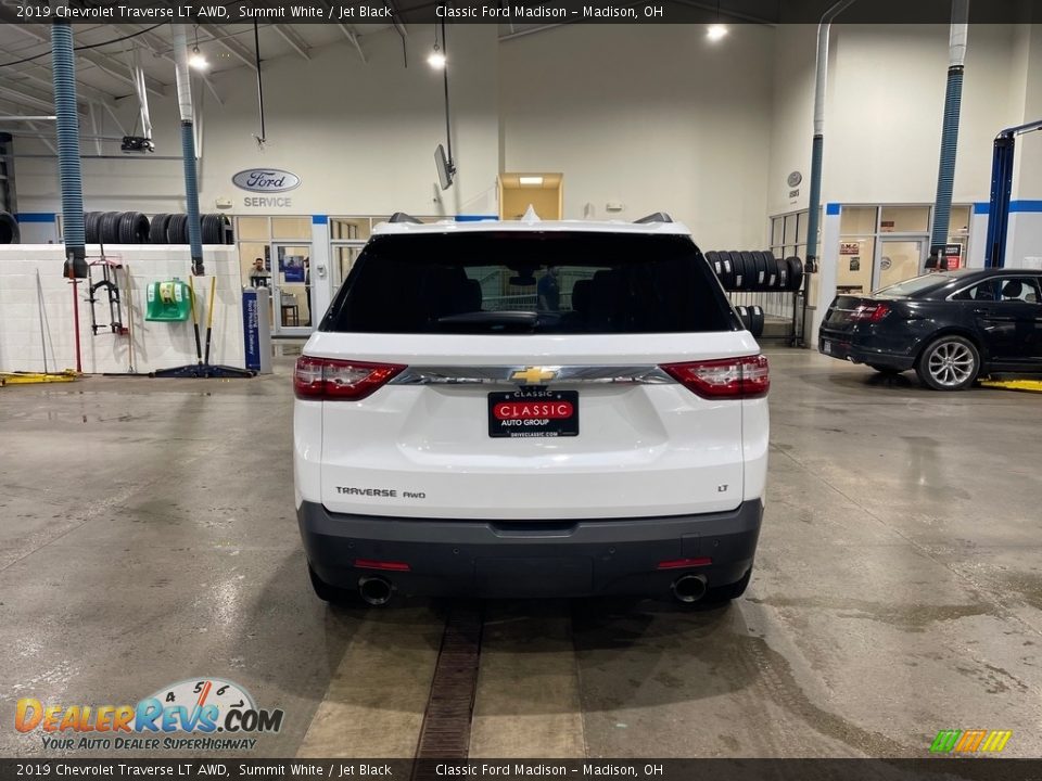 2019 Chevrolet Traverse LT AWD Summit White / Jet Black Photo #6