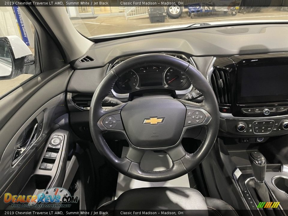 2019 Chevrolet Traverse LT AWD Summit White / Jet Black Photo #9