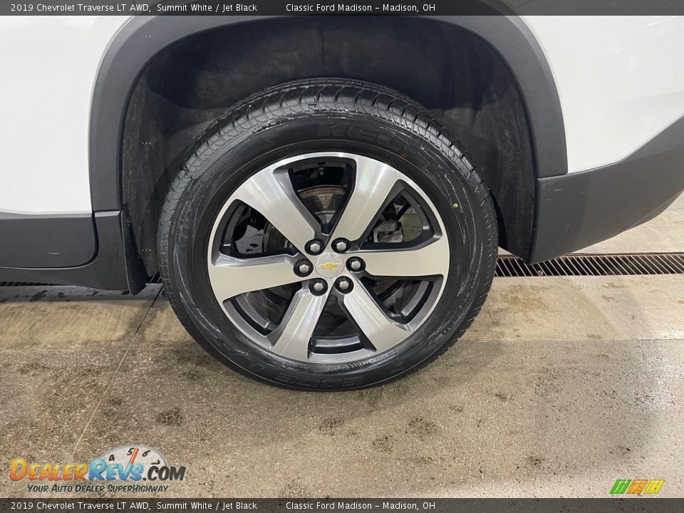 2019 Chevrolet Traverse LT AWD Summit White / Jet Black Photo #15