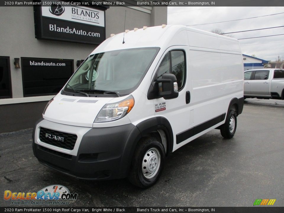 2020 Ram ProMaster 1500 High Roof Cargo Van Bright White / Black Photo #2