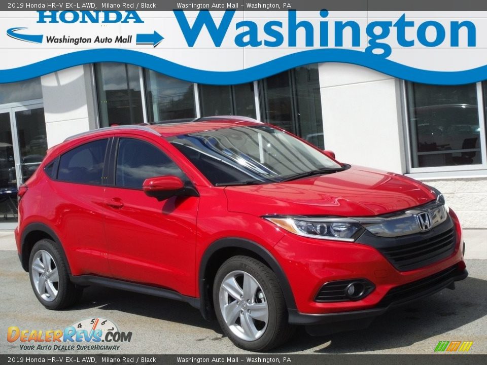 2019 Honda HR-V EX-L AWD Milano Red / Black Photo #1