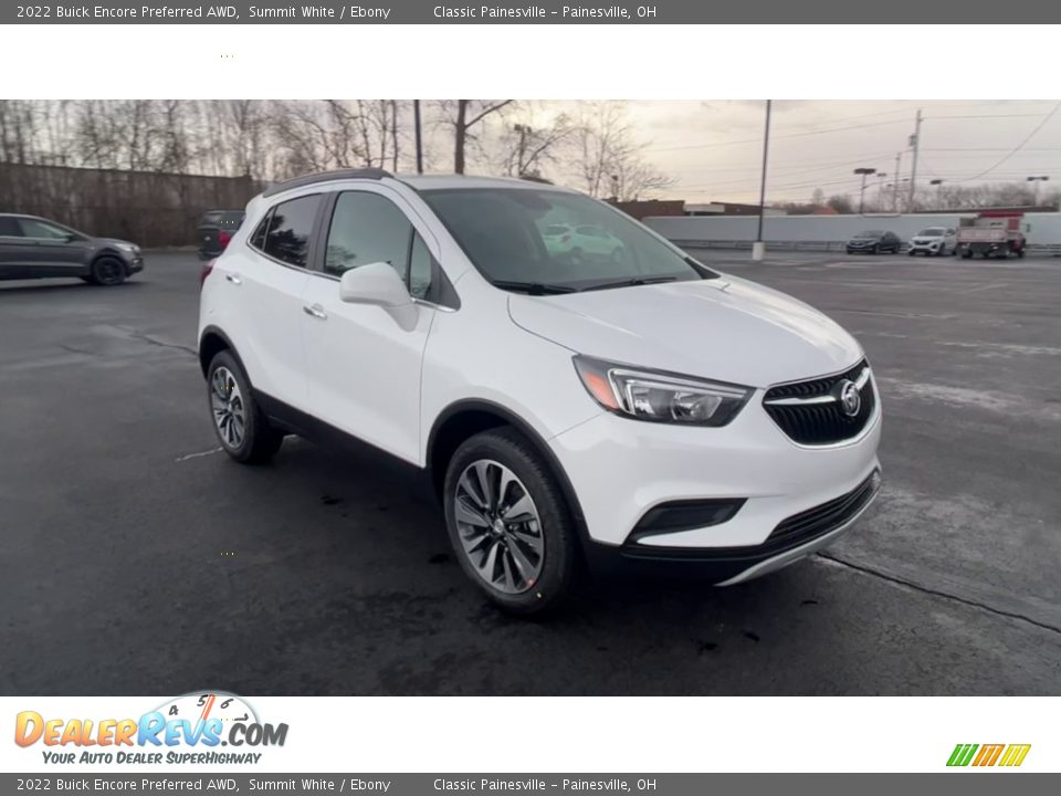 Summit White 2022 Buick Encore Preferred AWD Photo #2