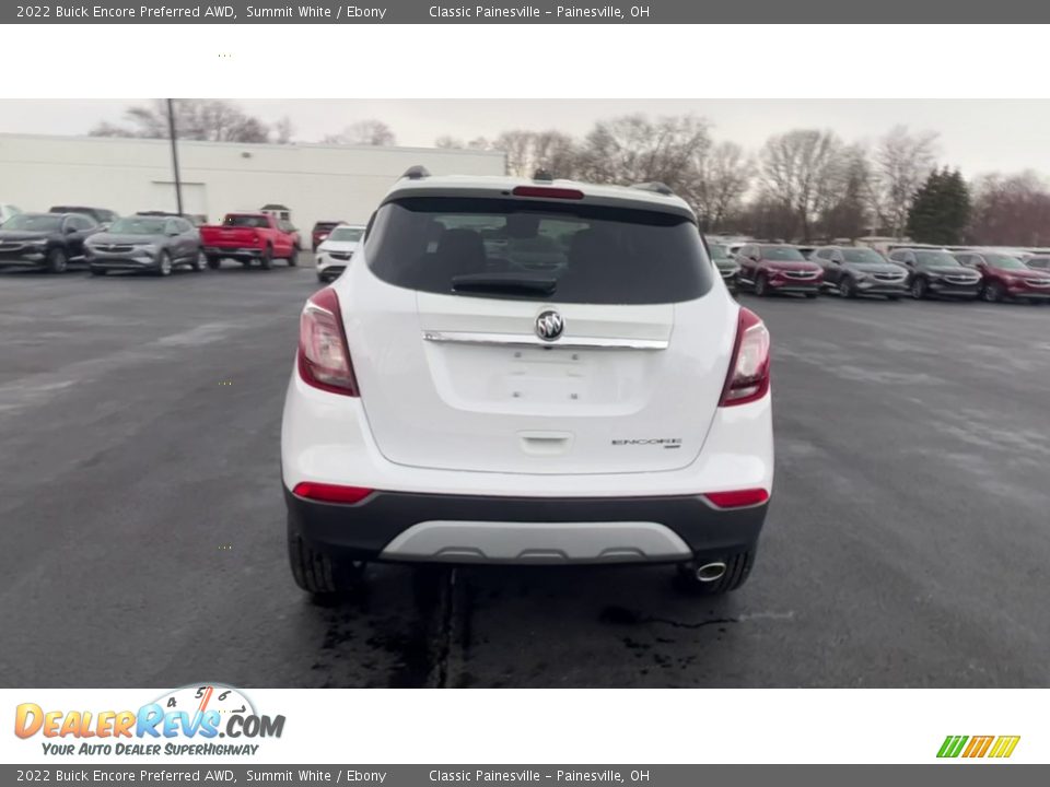 2022 Buick Encore Preferred AWD Summit White / Ebony Photo #7