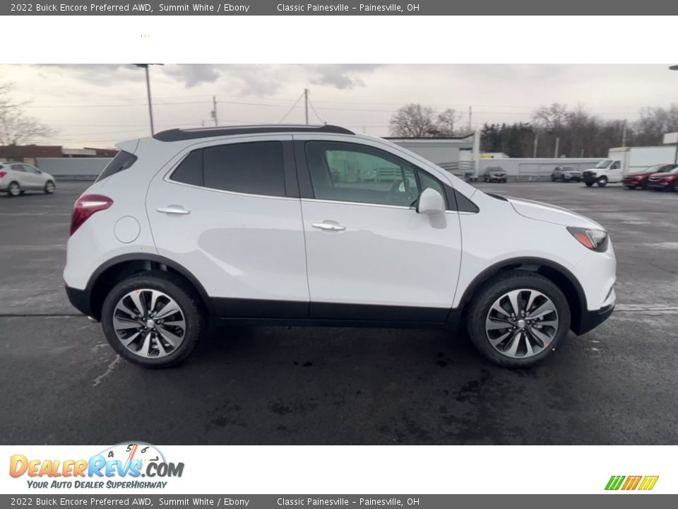 Summit White 2022 Buick Encore Preferred AWD Photo #9