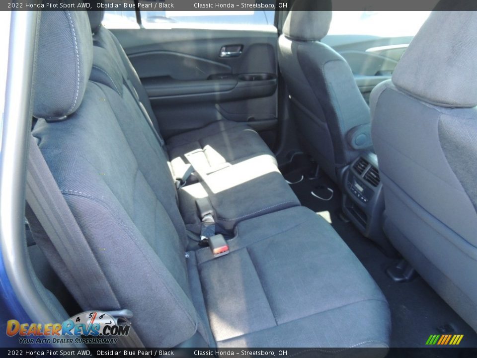 2022 Honda Pilot Sport AWD Obsidian Blue Pearl / Black Photo #7