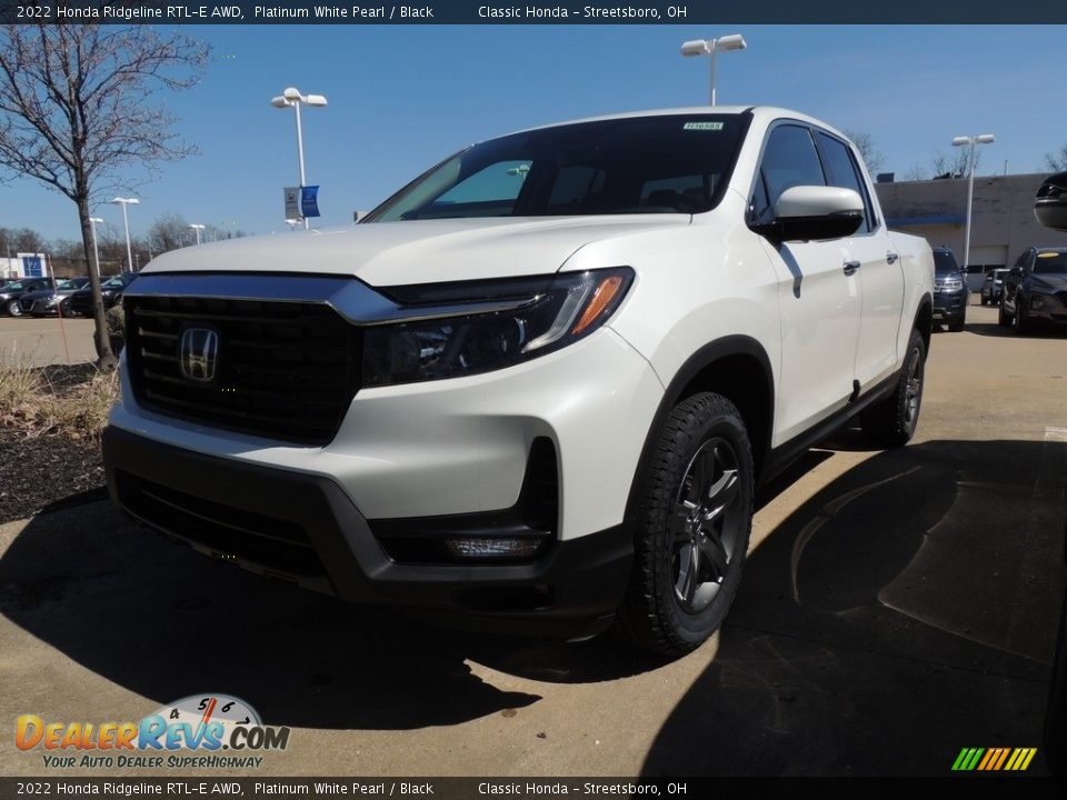 2022 Honda Ridgeline RTL-E AWD Platinum White Pearl / Black Photo #1