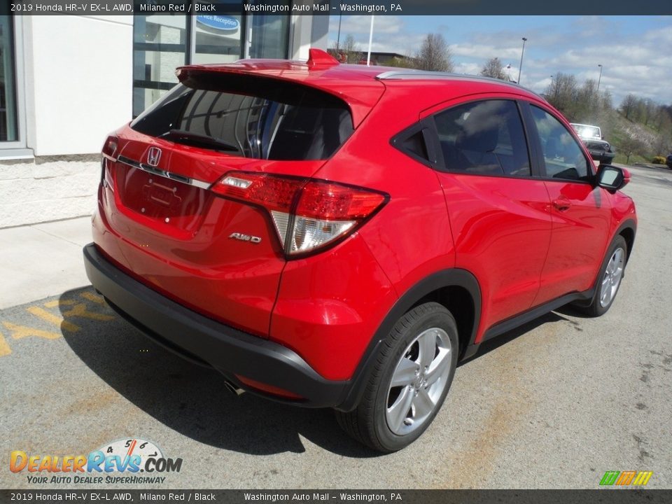 Milano Red 2019 Honda HR-V EX-L AWD Photo #9