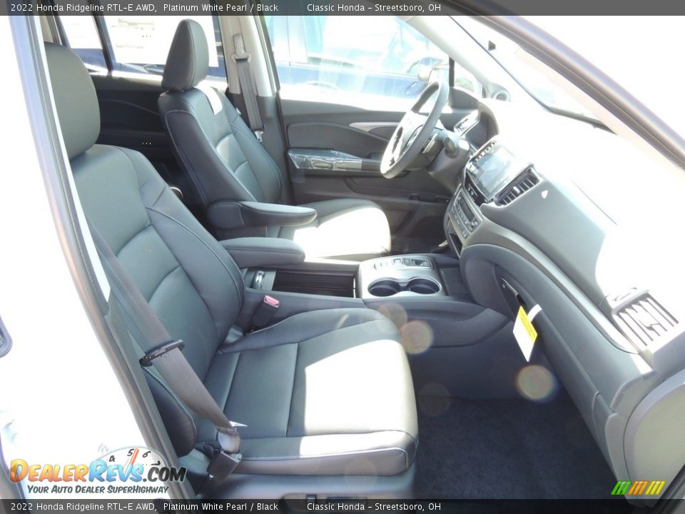 2022 Honda Ridgeline RTL-E AWD Platinum White Pearl / Black Photo #6